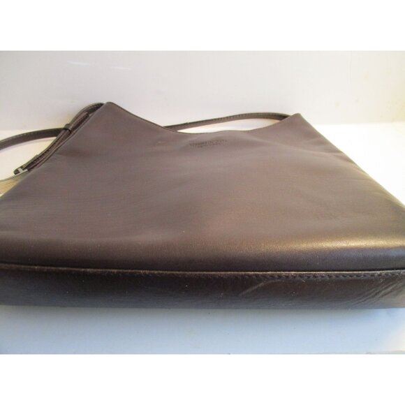 *Kenneth Cole Chocolate Brown Leather w Detachable Clutch Wallet - Picture 5 of 8